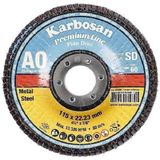 Die Grup Karbosan 115X80KUM Flap Disk (Metal Için) Zımpara Taşı 5 Adettir.