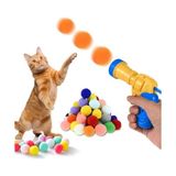 Die Grup Kedi Oyun Tabancası Interaktif - Peluş Toplarla Eğlenceli Oyun Zamanı, Ekstra Peluş Toplar (Garantili) - Renkli
