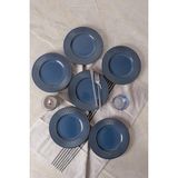 Die Grup Keramika Lapis Myra Pasta Tabağı 22 cm 6 Adet Q08