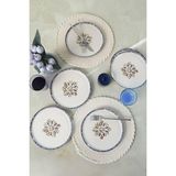 Die Grup Keramika Sapphire Nordıc Pasta Tabağı 22 cm 6 Adet 22746