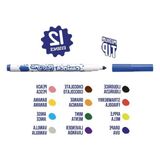 Die Grup Kokulu Keçeli Boya Kalemi Seti - 12'li Renkli Seçenek - 41 Delft Blue