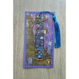 Die Grup Kolbi Craft,nilüferler Van Gogh Püsküllü Altın Renk Metal Kitap Ayracı Hediyelik Sanatsal - 41 Delft Blue