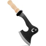 Die Grup Küçük Boy Kullanışlı Kamp Baltası, Yüksek Kalite Malzeme - (DipCamo)Charcoal-White