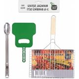 Die Grup Küçük Mangal Teli, Ahşap Saplı ve 35X20 cm Ölçülerinde
