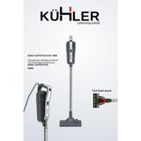 Die Grup Kühler Luster Plus KH-V600 Kablolu Dikey Süpürge Güçlü Emiş Performansı Hafif ve Ergonomik Tasarım - Ahşap