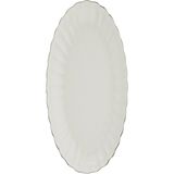 Die Grup Kütahya Porselen Bone Luz Platin File Kayık Tabak 27X19CM Tekli BNLZF28KY220 - 0,21 lt - Afrika Cevizi Rengi