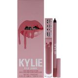 Die Grup Kylie Cosmetics Velvet Lip Kit - 705 Charm For Women - 2 Pc 0.10 Oz Velvet Liquid Lipstick, 0.03 Oz Lip Liner