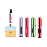 Die Grup Kyrotech 4 Adet Taşınabilir Mini Parfüm Atomizer Şişesi – 5 ml Yeniden Doldurulabilir Seyahat Parfüm Spreyi, Kompakt ve Sızdırmaz Tasarım
