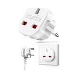 Die Grup Kyrotech Ingiltere’den Ab’ye Seyahat Adaptörü, Uk G Tip 3 Pin’den Avrupa E/f Tipi 2 Pin Priz Dönüştürücü, Güvenlik Kilitli, 240V 10A, 16A, Fransa, Almanya, Hollanda, Polonya, Isveç Uyumlu