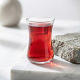 Die Grup Lav Duru 6'lı Çay Bardağı - 00-Siyah - Beyaz