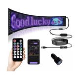 Die Grup LED Işaretler, Açık Tabela, Programlanabilir Esnek Büyük Parlak LED Matrix Panel USB 5V Bluetooth Uygulama Kontrolü Dıy Kaydırma LED Işaret Araba, Mağaza, Bar, Parti, Iş Festivali Ev Dekoru Için 60 cm - Çok Renkli - 1
