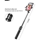Die Grup LED Işıklı Selfie Çubuğu Bluetooth Kumandalı Kablosuz Tripot Selfie Monopod Selfie Stick (Pembe)