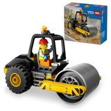 Die Grup LEGO City Yol Silindiri 60401 – 5 Yaş ve Üzeri Kız ve Erkek Çocuklar Için Doğum Günü Hediyesi Fikri, Kürekli ve Baretli Inşaat Işçisi Minifigürü Içeren Yaratıcı Oyuncak Yapım Seti (78 Parça)