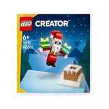 Die Grup LEGO Creator Noel Baba ile Baca Eğlencesi 30692 – 6 Yaş ve Üzeri Erkek ve Kız Çocuklar Için Hayal Gücünü Geliştiren Oyuncak Yapım Seti, Yeni Yıl Temalı Doğum Günü Hediye Fikri (60 Parça)