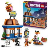 Die Grup LEGO Fortnite Durrr Burger Restoranı 77076-10 Yaş Üzeri Çocuklar Için Bronz Bombacı, Burger Bey, Ruh Emici ve Iskelet Minifigürleri Içeren Video Oyunu Temalı Yaratıcı Oyuncak Yapım Seti (546 Parça)