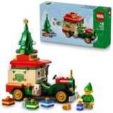 Die Grup LEGO Noel Baba’nın Dağıtım Kamyonu 40746 – 8 Yaş ve Üzeri Çocuklar Için Yılbaşı Hediyeleri, Elf Minifigürü ve Aracın Üstüne Takılabilen Mini LEGO Yılbaşı Ağacı Içeren Oyuncak Yapım Seti (224 Parça)