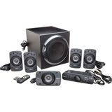 Die Grup Logitech Z906 5.1 Surround Ses Hoparlör Sistemi, Çoklu Giriş, Thx Sertifikalı, 1000 W Dolby Digital/dts Kod Çözme Özellikli, Siyah - Adaçayı Yeşili