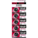 Die Grup Maxell CR2032 3V Lityum Düğme Pil 5'li Paket