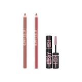 Die Grup Maybelline New York Lifter Liner Dudak Kalemi 05 On It & 07 Big Lift & Mini Lash Sensational Sky High Cosmic Black Maskara Makyaj Seti - 001 Brown