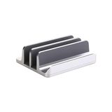 Die Grup Mcstorey Laptop Standı Dikey Metal Stand MacBook ile Uyumlu Ergonomik Notebook Bilgisayar Tutucu Masaüstü Düzenleyici Alüminyum Gümüş