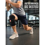 Die Grup Mey Ithalat® Ayarlanabilir Ligamentli Dizlik Patella Silikon Pedli Nefes Alabilir Diz Koruyucu - 1 - Kırmızı