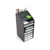 Die Grup Mingitav Tower Ofis Masaüstü Organizer 10 Kat Letter A4 Evrak Rafı (Siyah) - 41 Delft Blue