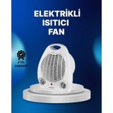 Die Grup Mini Elektrikli Isıtıcı – 2000W Güç, Fanlı Isıtma, 3 Isı Modu