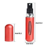 Die Grup Mini Parfüm Atomizer Şişesi, Doldurulabilir Seyahat Için