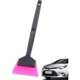 Die Grup Mini Saplı Silikon Çekçek Ragle Cam Filmi Çekme Uygulama Aparatı 6X22CM Siyah Pembe