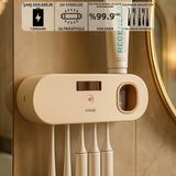 Die Grup Mioji UV5F 1200MAH Şarj Edilebilir Uv Sterilizatörü Otomatik Diş Fırçası Tutucusu - 0,33 - 00-Siyah - Beyaz