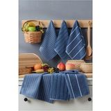 Die Grup Mira Home 6 Lı El Yüz Mutfak Havlusu Seti Sophia 30 x 50 cm (Lacivert) - Çok Renkli - 1