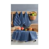 Die Grup Mira Home 6 Lı El Yüz Mutfak Havlusu Seti Sophia 30 x 50 cm (Lacivert) - Renkli - 1