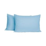 Die Grup | Mix & Match | Plain |%100 Pamuklu 2’li Yastık Kılıfı Seti Mavi - Renkli - 10*10 CM
