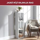 Die Grup Modern Tasarım Yatay Dikey Kullanım Için Elmas Dekoratif Kitaplık - 1 - Çok Renkli