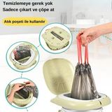 Die Grup Mooiebaby's Cat Potty Katlanabilir Çocuk Tuvaleti, Çok Fonksiyonlu Taşınabilir Alıştırma Lazımlığı (Yeşil) - 0 - 1 Ay - 101-Standart