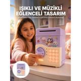 Die Grup Mor Otomatik Para Girişli Elektronik Şifreli Kumbara