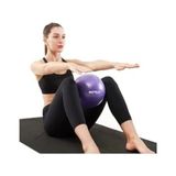 Die Grup Mor Renkli 25 cm Pilates Topu, Egzersiz Için Uygun Tek Ebat