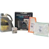 Die Grup Netex Eco Bakım Seti Renault Symbol 1461CC Dizel Dci 75PS (Model Yılı 2013-2016) (Netex GX6000 5W30 Motor Yağı, Ntx 66116 27029 Hava Filtresi, Ntx 66200 22011 Kabin Filtresi, Bosch PM043 Yağ Filtresi)