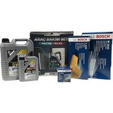 Die Grup Netex Premium Bakım Seti Ford Connect 1753CC Dizel 90PS E5 Model Yılı (2013-2014) (Liqui Moly Special Tec F 5W30 Motor Yağı, Bosch S3686 Hava Filtresi, M2045 Kabin Filtresi, P3252 Yağ Filtresi) - Afrika Cevizi Rengi
