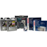 Die Grup Netex Premium Bakım Seti Ford Transit 1995CC Dizel Ecoblue 170PS Eu6.2 Model Yılı (2021-2025) (Liqui Moly 5W30 Motor Yağı, Bosch S0596 Hava Filtresi, M5028 Kabin Filtresi, P7245 Yağ Filtresi) - Afrika Cevizi Rengi