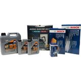 Die Grup Netex Premium Bakım Seti Volkswagen Transporter 1896CC Dizel Tdı 105PS Model Yılı (2004-2010) (Liqui Moly 5W30 Motor Yağı, Bosch S0007 Hava Filtresi, M2114 Kabin Filtresi, P9192 Yağ Filtresi) - Afrika Cevizi Rengi