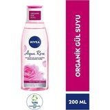 Die Grup Nıvea Aqua Rose Organik Gül Suyu Içeren Nemlendirici Tonik (200 Ml), Tüm Cilt Tipleri Için, Gözenek Arındırıcı, 24 Saat Yüz Nemlendirici