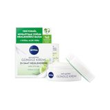 Die Grup Nıvea Matlaştırıcı Gündüz Yüz Bakım Kremi 50 Ml, 24 Saat Yoğun Nemlendirici, SPF15, Aloe Vera, Karma Ciltler