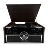 Die Grup Nostaljik Pikap Çalar - Bluetooth, Cd, Usb, Am/fm Radyo, Dahili Hoparlör, Vintage Ahşap Tasarım Müzik Merkezi - Altın