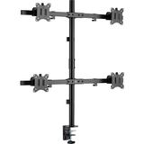 Die Grup Npo STD5704B 17"-32" Dörtlü Monitör Standı, 2x2 Kurulum, Trader/yazılımcı Monitör Kolu/tutucu, 735MM Direk Yükseklik Ayarlı, Vesa (4X7KG)