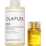 Die Grup Olaplex Clean & Shine Duo - Saçları Temizleyen ve Parlaklaştıran Bağ Güçlendirici Saç Bakım Yağı Seti - 0 - 1 Yaş - 0 Siyah
