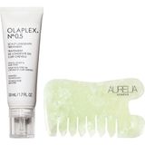 Die Grup Olaplex Scalp Longevity Du - Saç Derisini Güçlendiren Serum & Tarak Şekilli Gua Sha Seti - 0 - 1 Yaş - 0 Siyah