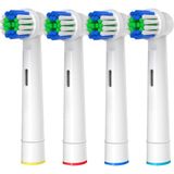 Die Grup Oral-B Braun ile Uyumlu Yedek Diş Fırçası Kafaları, 4 Adet Profesyonel Elektrikli Diş Fırçası Kafaları Fırça Kafaları Oral B Yedek Başlıklar Için Yedek Kafalar Yedek Başlıklar Yedek Pro
