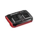 Die Grup Orijinal Einhell Şarj Cihazı Power X-Change Çift Şarj Cihazı 4 Ah Power X-Change (18 V, 2 x 18 V Akülerin Eş Zamanlı Şarj Edilmesi, Sürekli Akü Izleme, Şarj Yönetim Sistemi, Yenileme Modu) - 4512161 - Renkli