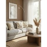 Die Grup Orret Home 2 Adet 40X40 cm Punch Papatya Desenli Gizli Fermuarlı Kırlent Kılıfı Dekoratif Yastık Kılıfı Salon Oturma Odası Kırlent Seti